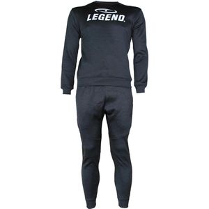 Legend Joggingpak dames/heren met trui/sweater Zwart Maat: XXXS