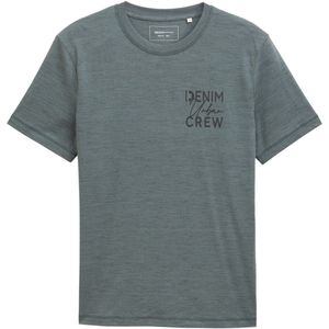 TOM TAILOR DENIM - Shirt - Grijs/Groen Gemêleerd