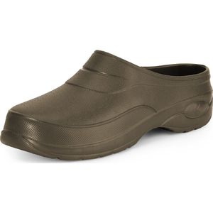 Ladeheid Unisex Clogs Tuinklompen - Tuinschoenen - Lichte - Dames - Heren - Bruin – 44 – LA-KL-037