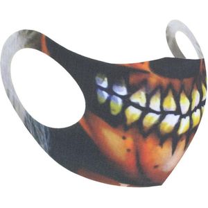 Zac's Alter Ego - Scary Skull Masker - Mondkapje - Multicolours