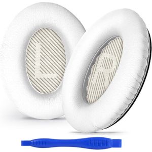Oorkussen geschikt voor Bose QuietComfort 35 ii - Wit