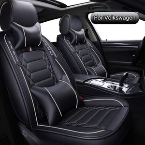 Autostoelhoezen Set – Stoelbekleding – Stoelhoes Auto – Autostoelbescherming – Universele Stoelhoezen – PU Leer – All-Season Comfort – Geschikt Voor 5 Zitplaatsen – Zwart-Grijs