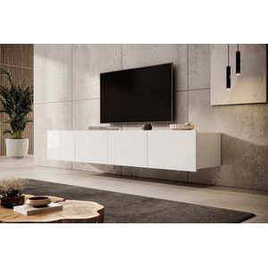 Meubella - TV-Meubel Calabas - Wit - 200 cm