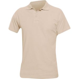 SOLS Heren Lente II Korte Mouw Zwaarlijvig Poloshirt (Zand)