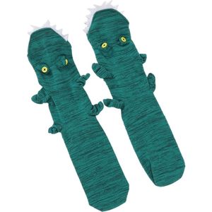 Cartoon Animal Shape Socks - Odor Prevention - Men's Leisure Socks - Intimate Gift - Home Décor - Alligator .