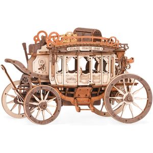 Robotime ROKR Stagecoach Music Box - AMKA1 - Knutselen - DIY - Miniatuur - Hobby - Bouwpakket - Modelbouw