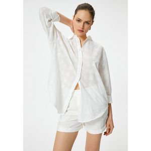 Overhemdkraag Lange mouw Langarmshirt