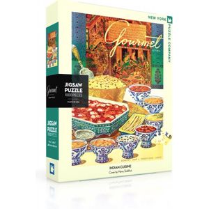 New York Puzzle Company - Gourmet Indian Cuisine - 1000 stukjes puzzel