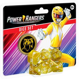 Power Rangers: RPG Dice Set Yellow - Dobbelstenenset - Renegade Game Studios