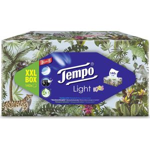 Tempo tissues - XXL Light - Voordeelbox - 8 x 140 stuks = 1120 zakdoekjes