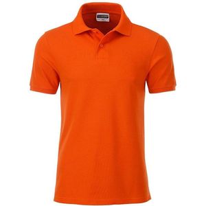 James and Nicholson Heren Basis Polo (Donker Oranje)