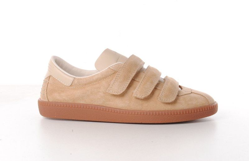 Bronx - Bobbie - Lage Sneaker - Beige - Suède
