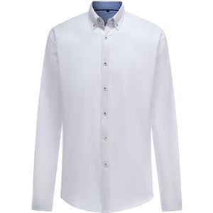 Allthemen Heren Zakelijk Overhemd - Strijkvrij & Katoen Ademend - L