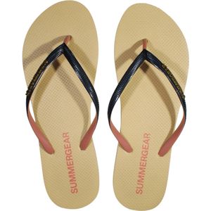 SummerGear Slim Slippers - Gerecycled Rubber - Zwart - Roze