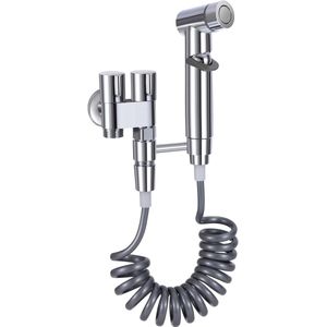 Complete RVS Bidetsproeier Set voor Hygiëne en Schoonmaak