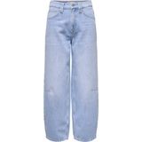 Only - Denim Jeans - Blauw - Dames - Rits- en Knoopsluiting