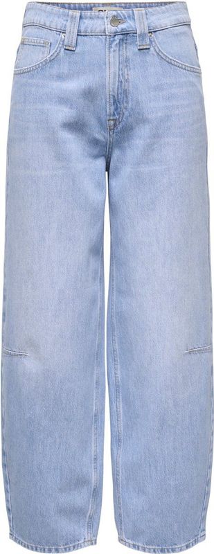 Only - Denim Jeans - Blauw - Dames - Rits- en Knoopsluiting