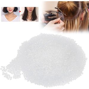 100 g Granules Keratin Glue for Rebonding Extensions, Keratin Bonding Hair Extension Keratin Granules Renewal or Replacement of Bondings, Transparent Hair Extension Accessories