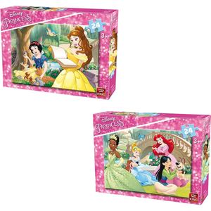 Disney Princesses puzzel 24 stukjes 2 varianten