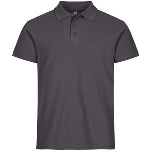 Clique Basic Polo 028230 - metaalgrijs - 4XL
