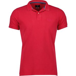 Superdry Polo - Slim Fit - Rood - 3XL Grote Maten