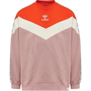 Hummel - hmlALVILDA - Sweatshirt - Katoen - Hoogwaardige Kraag - Chevron Ontwerp