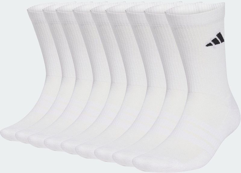 adidas Performance Essentials Cushioned Sokken 10 Paar - Unisex - Wit