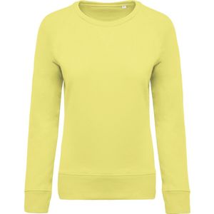 Kariban Damessweater BIO ronde hals raglanmouwen K481 - Lemon Yellow - XS