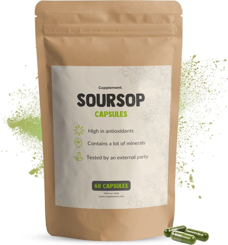 Cupplement - Soursop Extract Capsules - 500mg - Voedingssupplement