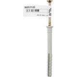 Deltafix - Nagelplug - Grijs - 8 x 80 mm - 1 Stuk