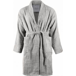 Andrea - Badjas - Grijs - 100% Katoen - Capuchon