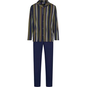 Pastunette - Pyjama - Adventure - Katoen/Modal - Groen/Blauw - Doorknoop - Maat XXL