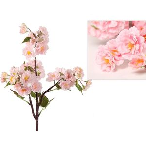 Prunus kunstbloemen kunsttak - Roze - 80 cm