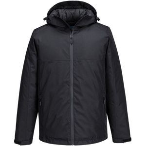 Portwest - S611 - Winterjack - Zwart - Professioneel Waterdicht Herenjack