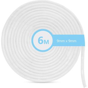 Tochtstopper zelfklevend voor schuifdeuren en ramen - 6 M x 9 mm x 15 mm