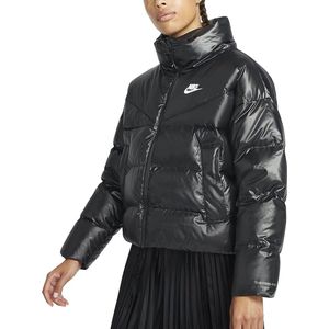 Nike Sportswear - Therma-FIT - City Series - Damesjas - Zwart - Zwart/Wit - Maat M