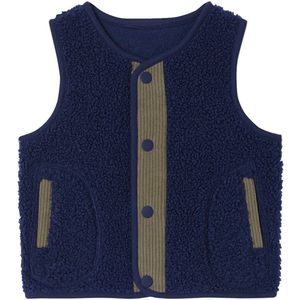 Vertbaudet - Vest - Sherpa - Mouwloos - Drukknoopsluiting - Baby