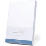 Satinesse Protect Moltonhoeslaken (Color: Weiss-1000,Maat: 90x210)