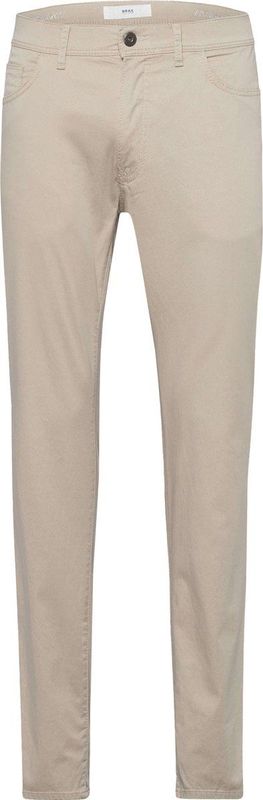Brax - Cadiz - Five-pocket Broek - Beige - Regular-Fit