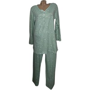 FINE WOMAN® Dames Pyjama 2315 L groen