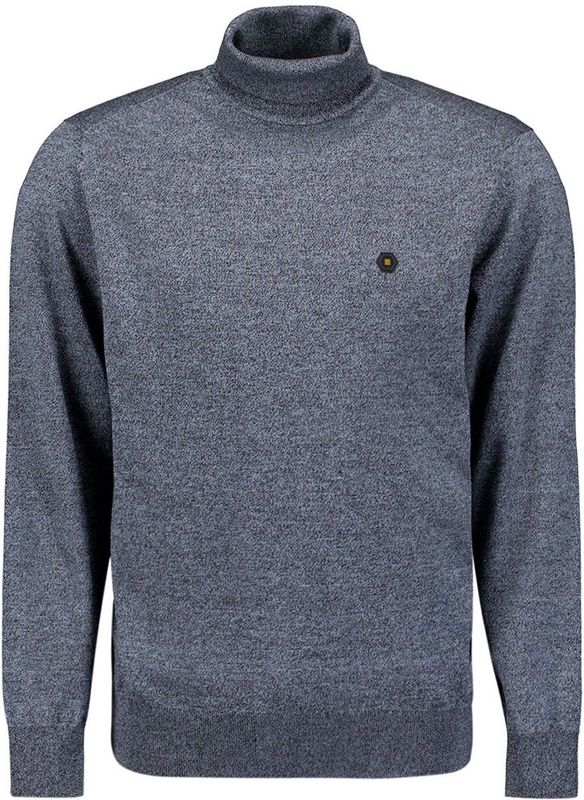 No Excess - Pullover Roll Neck - Blauw-grijs - Gebreide Trui