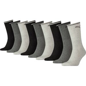 BOXERS 9 PACK Puma Sportsokken Tennissokken Crew Sokken Gestreepte Tennissokken Unisex