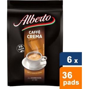 Alberto - Cafe crema - 6x 36 pads