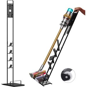Stofzuigerhouder organizer metalen houder met wielen - compatibel met Dyson Gen5 V15 V12 V11 V10.