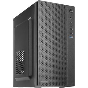 Compacte Micro ATX PC Case met Vorst Koeling en USB 3.0 - Zwart