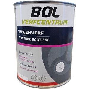 Bol Verfcentrum.nl - Wegenverf Wit - 1 liter
