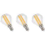 Spectrum - LED Lamp - E14 - 4W - 230V - 510 Lumen - 4000K Neutraal Wit - 3 Stuks