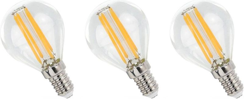 Spectrum - LED Lamp - E14 - 4W - 230V - 510 Lumen - 4000K Neutraal Wit - 3 Stuks