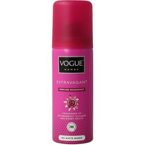 Vogue - Extravagant - Deodorantspray - 24 uur Bescherming - Reisverpakking