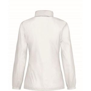 Dames regenkleding - Sirocco windjas/regenjas in het wit - volwassenen L (40) wit